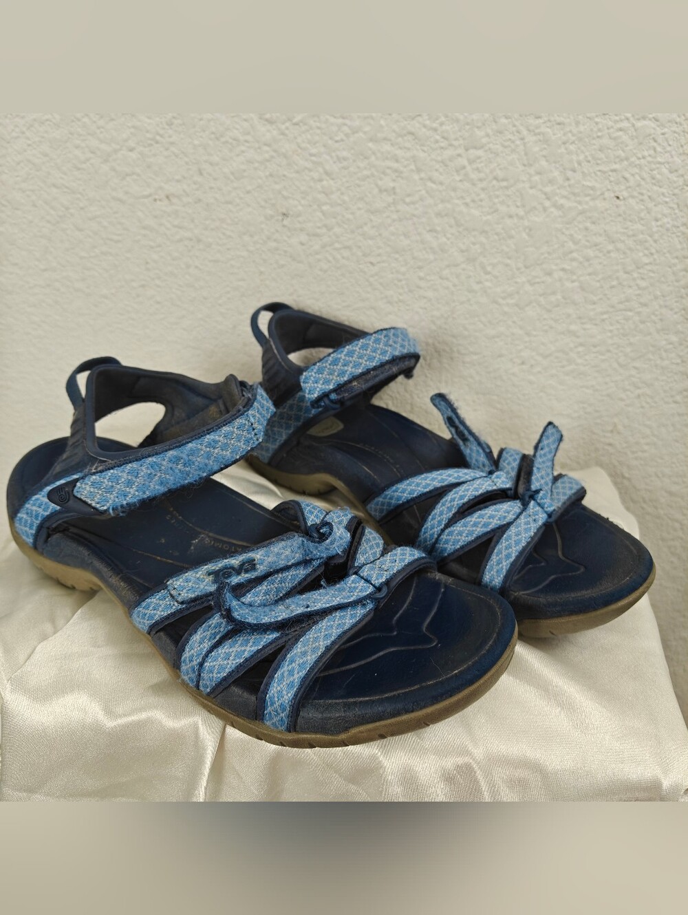 Teva Tirra Sport Sandals Women's Size 9 Blue Adjustable Hiking Water Trail Shoes